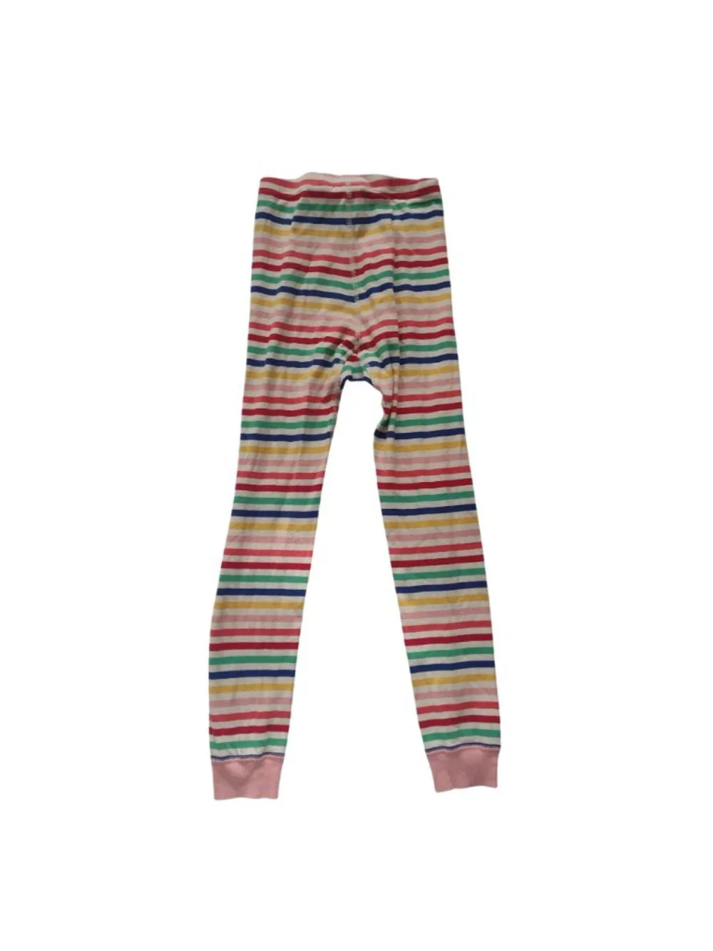 Hanna Andersson Kids Rainbow Striped Pajama Set 8 Multicolor Organic Cotton PJs
